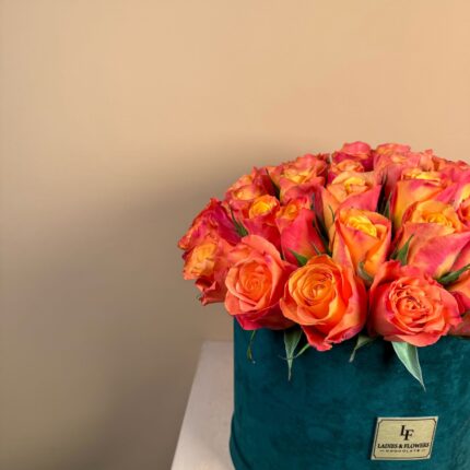 Orange Rose Box